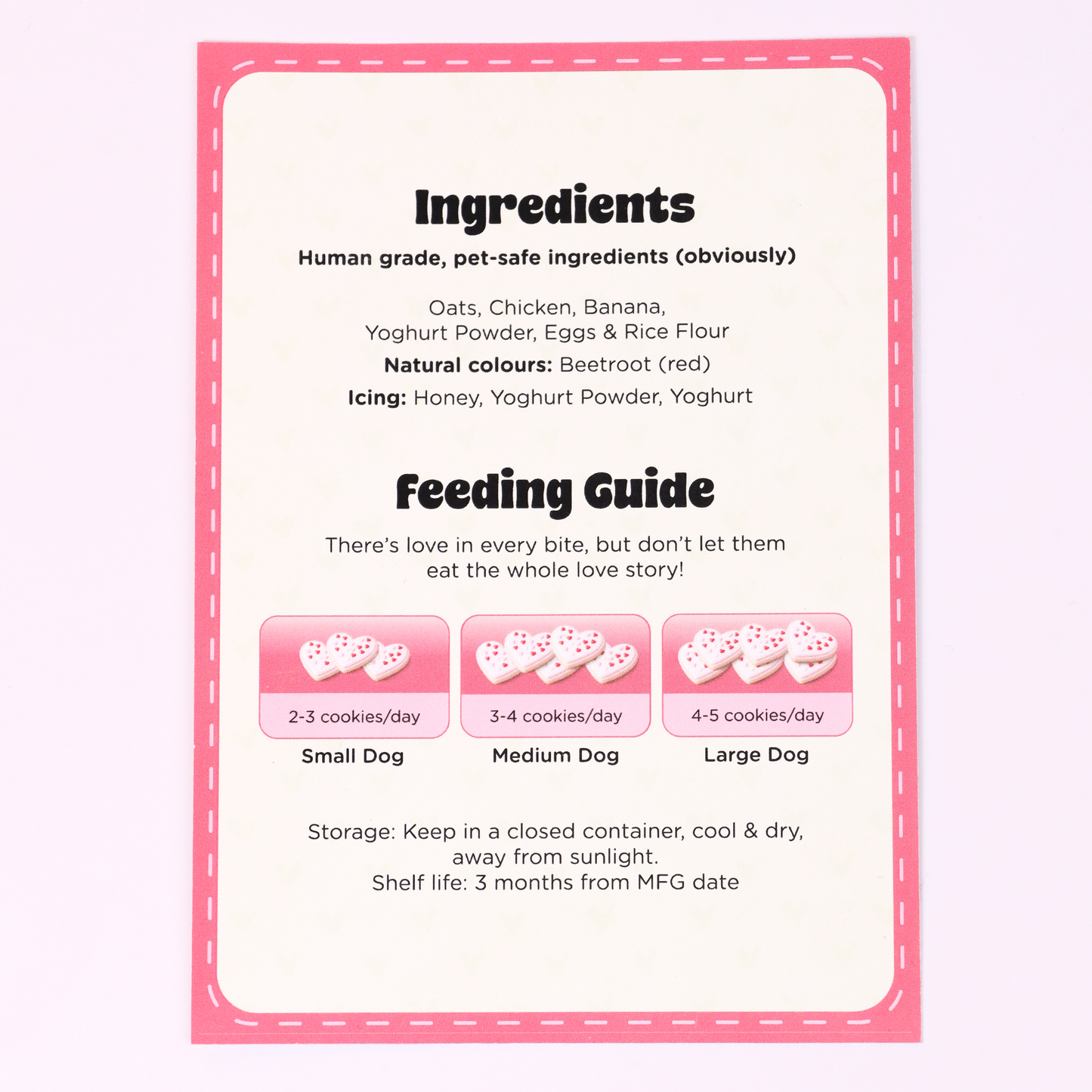 Valentine’s Bites Dog Love Cookie Box