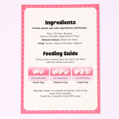 Valentine’s Bites Dog Love Cookie Box