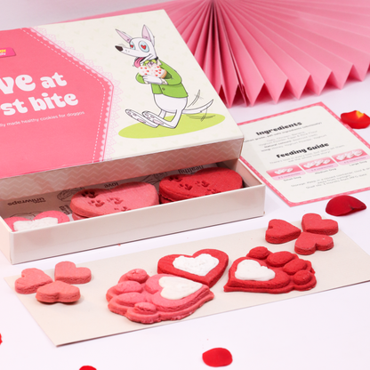 Valentine’s Bites Dog Love Cookie Box