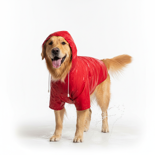 Waterproof Dog Raincoat - Reflective Jacket with Hood for Small to Large Dogs