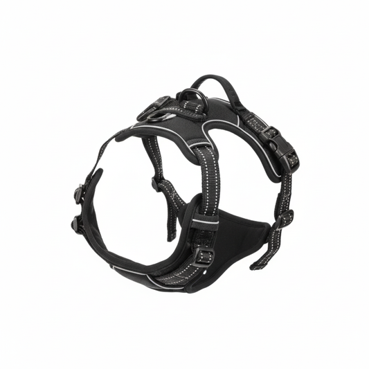 No-Pull Dog Harness - Reflective Tactical Vest with Handle & Adjustable Straps