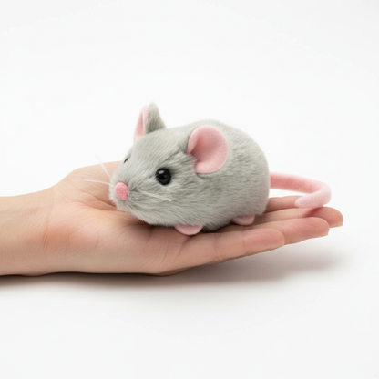 Size comparison of mouse toy